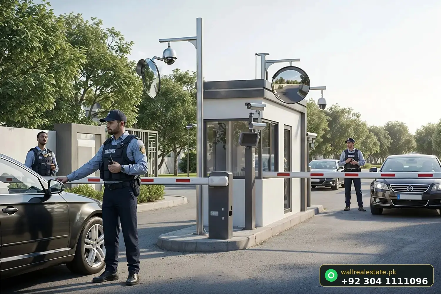 Capital Valley 24/7 gated security with CCTV surveillance, trained guards and access-controlled entry