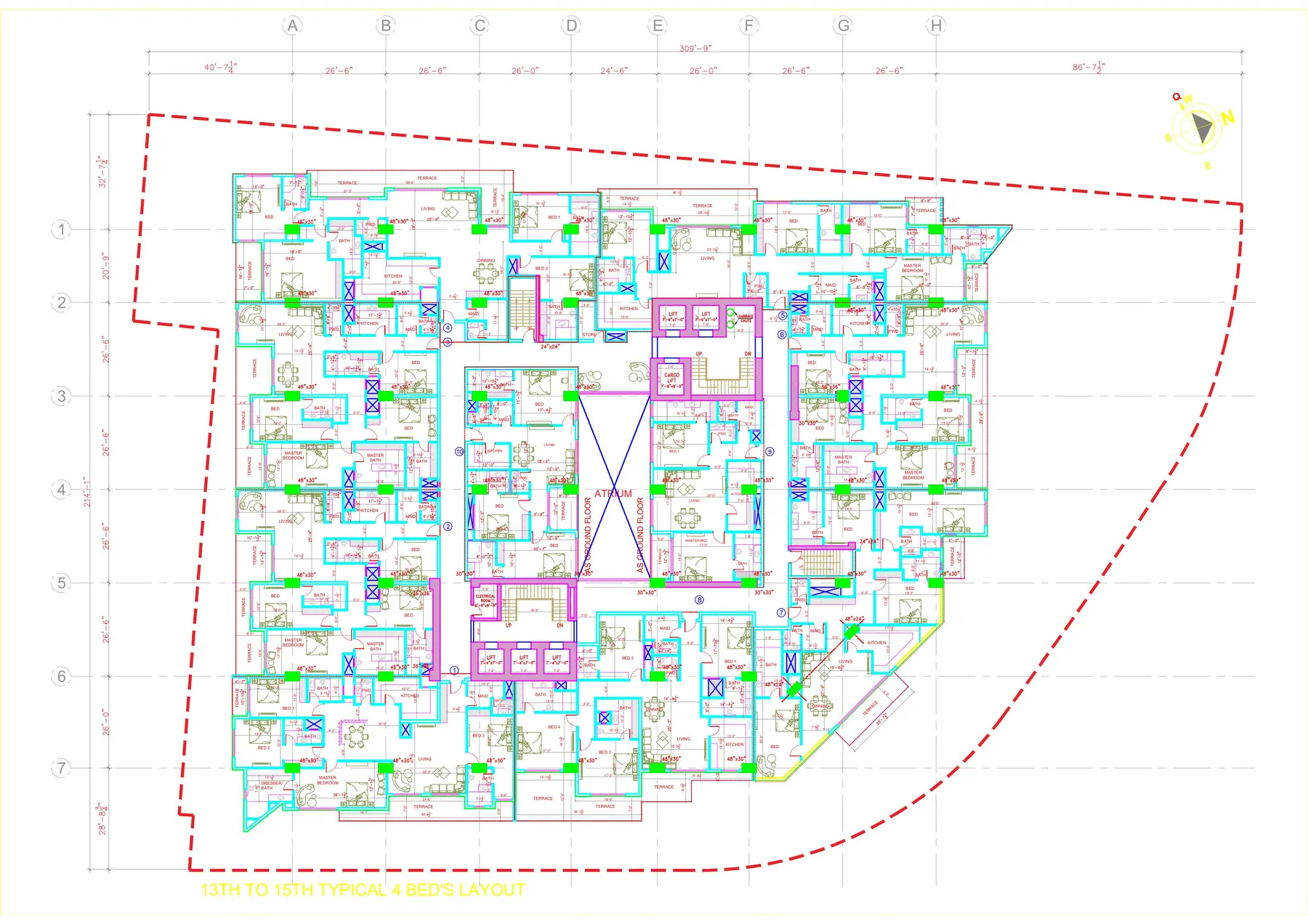 Heaven 20 Heights 1st and 2nd floor plan
