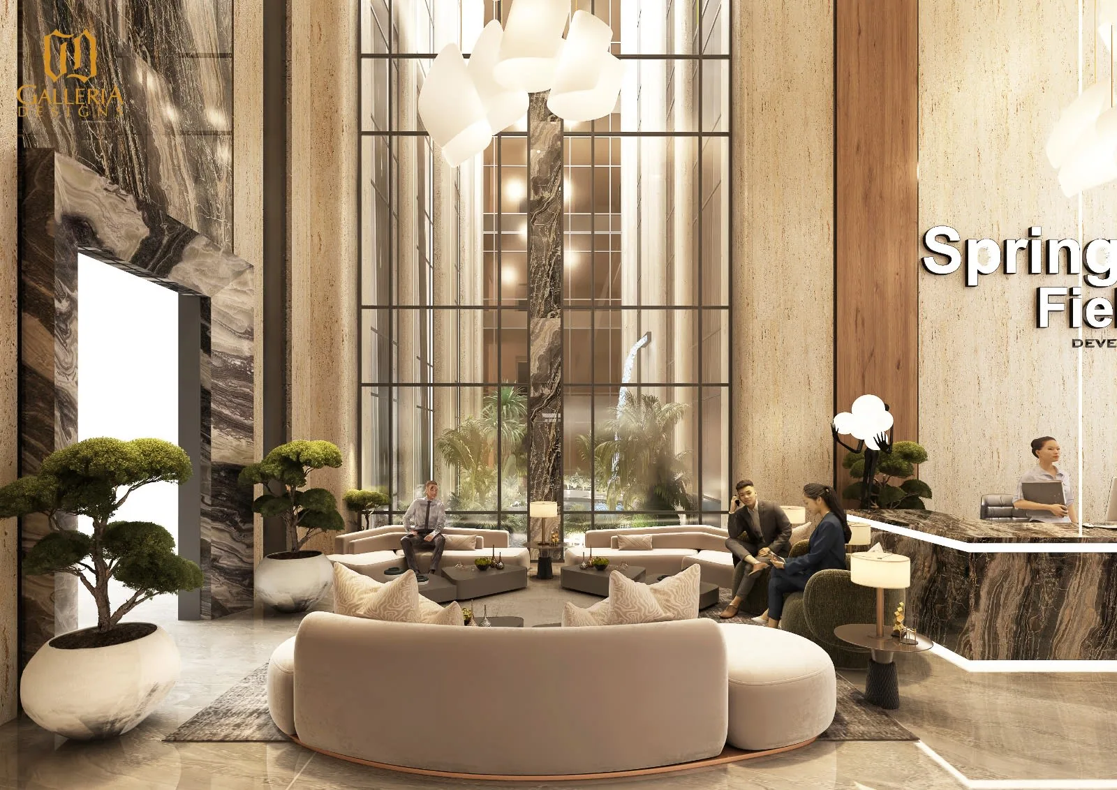 Heaven 20 Heights grand entrance lobby