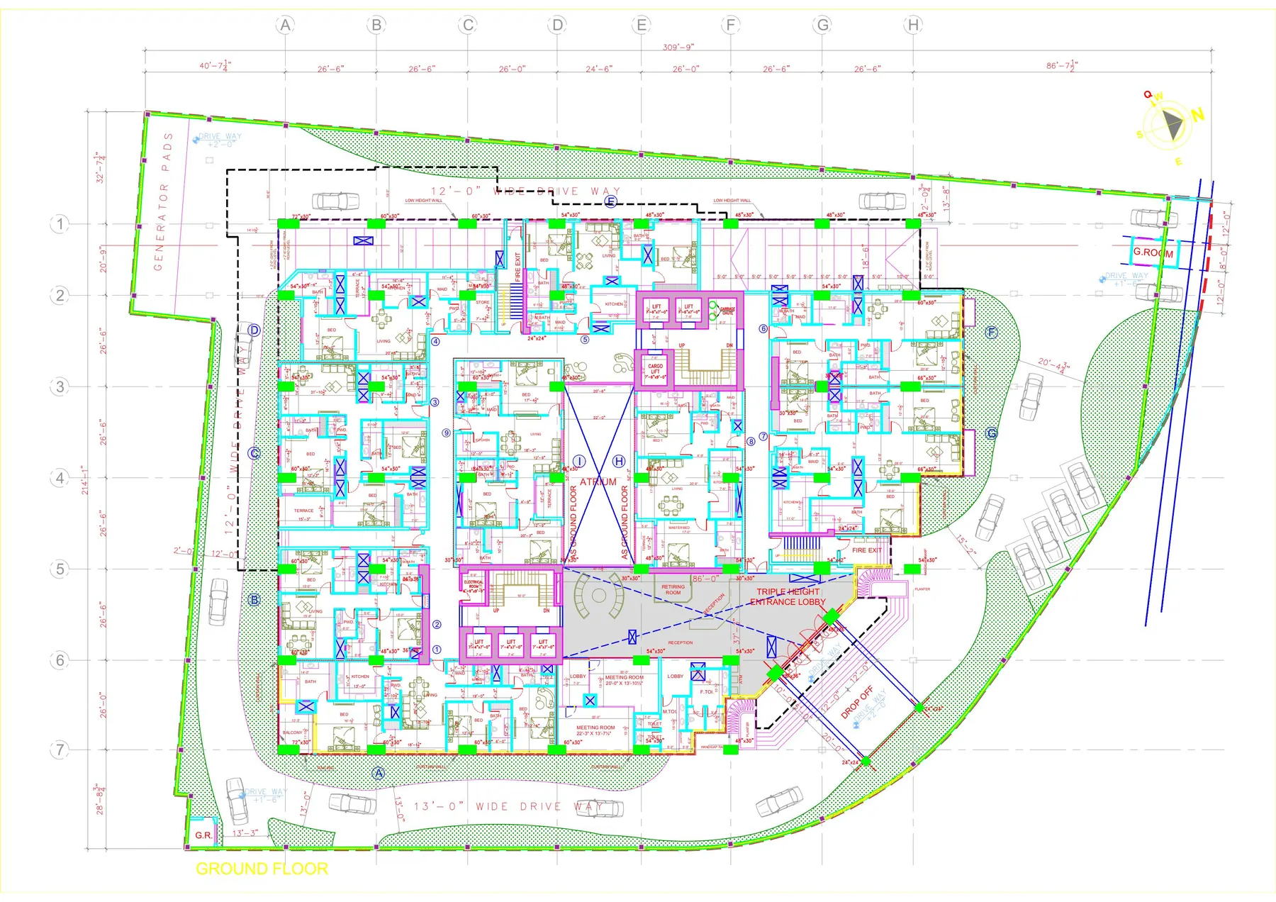 Heaven 20 Heights master site layout plan