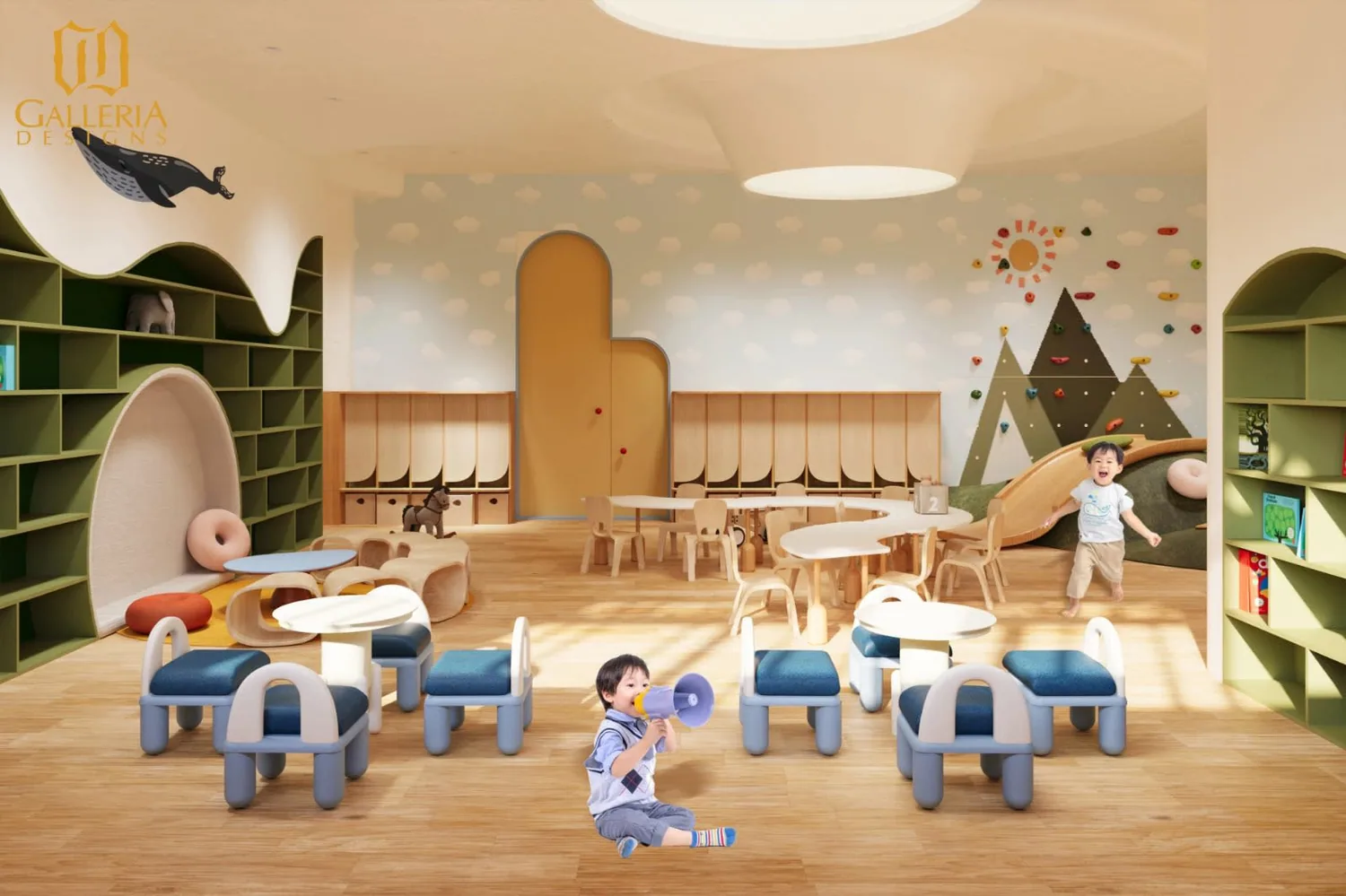 Heaven 20 Heights onsite daycare children area