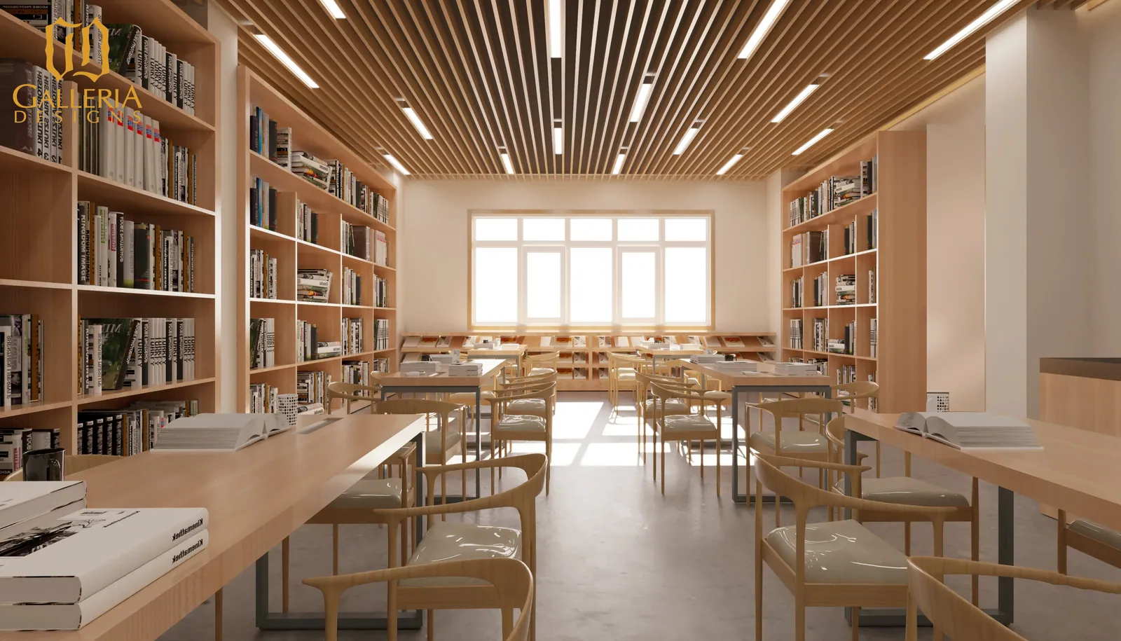 Heaven 20 Heights residents library and study room