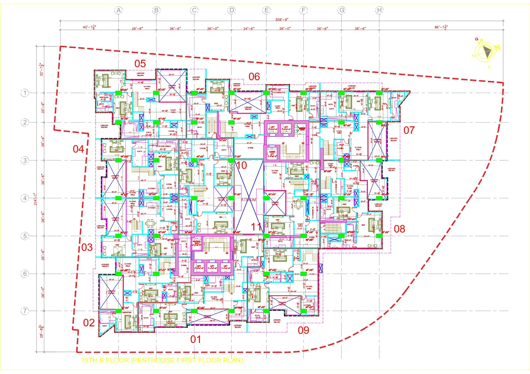 Heaven 20 Heights 16th floor plan