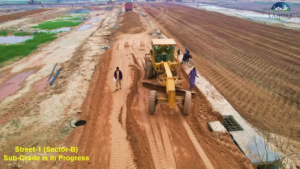 Road network development