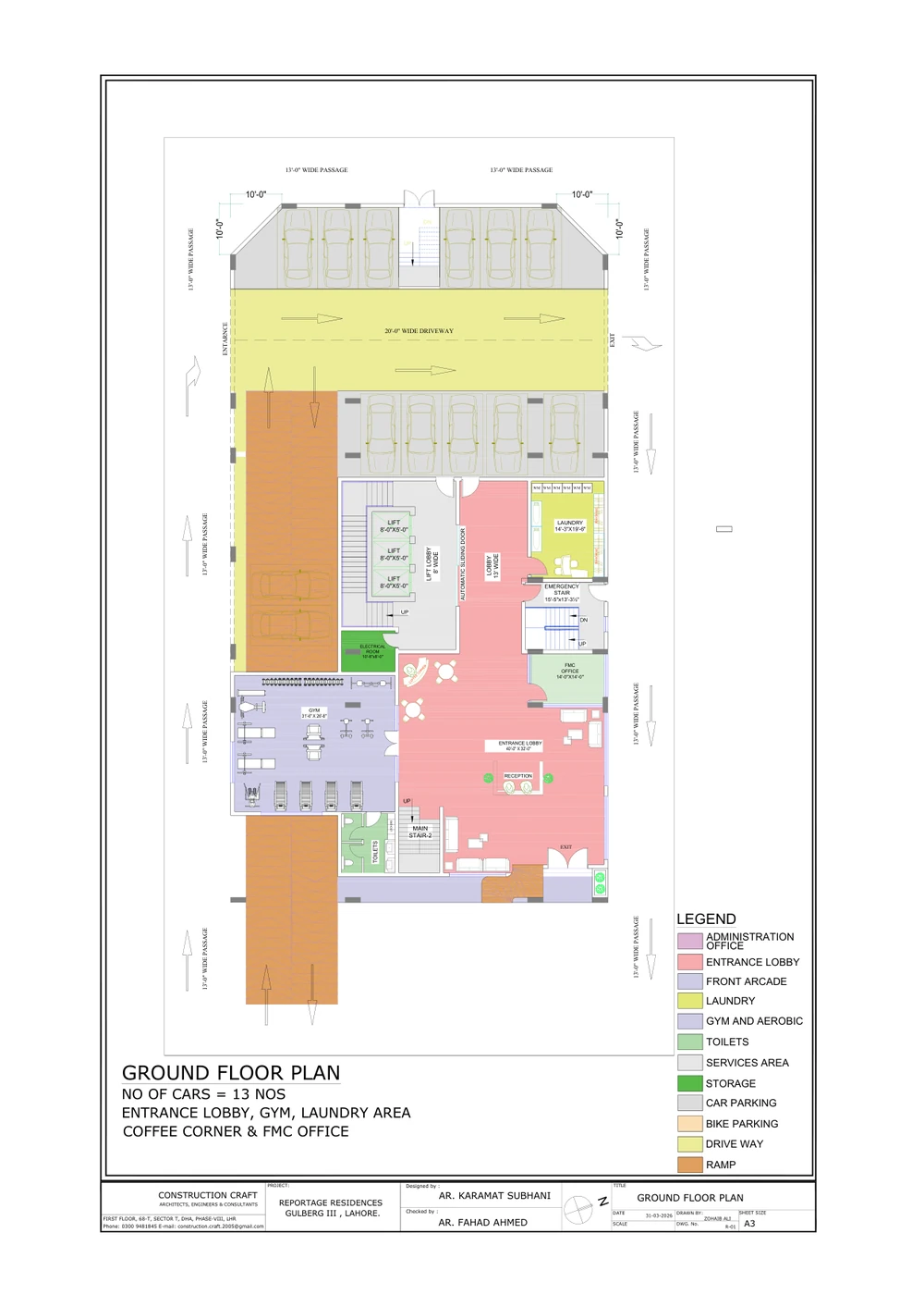 Reportage Residences ground floor plan