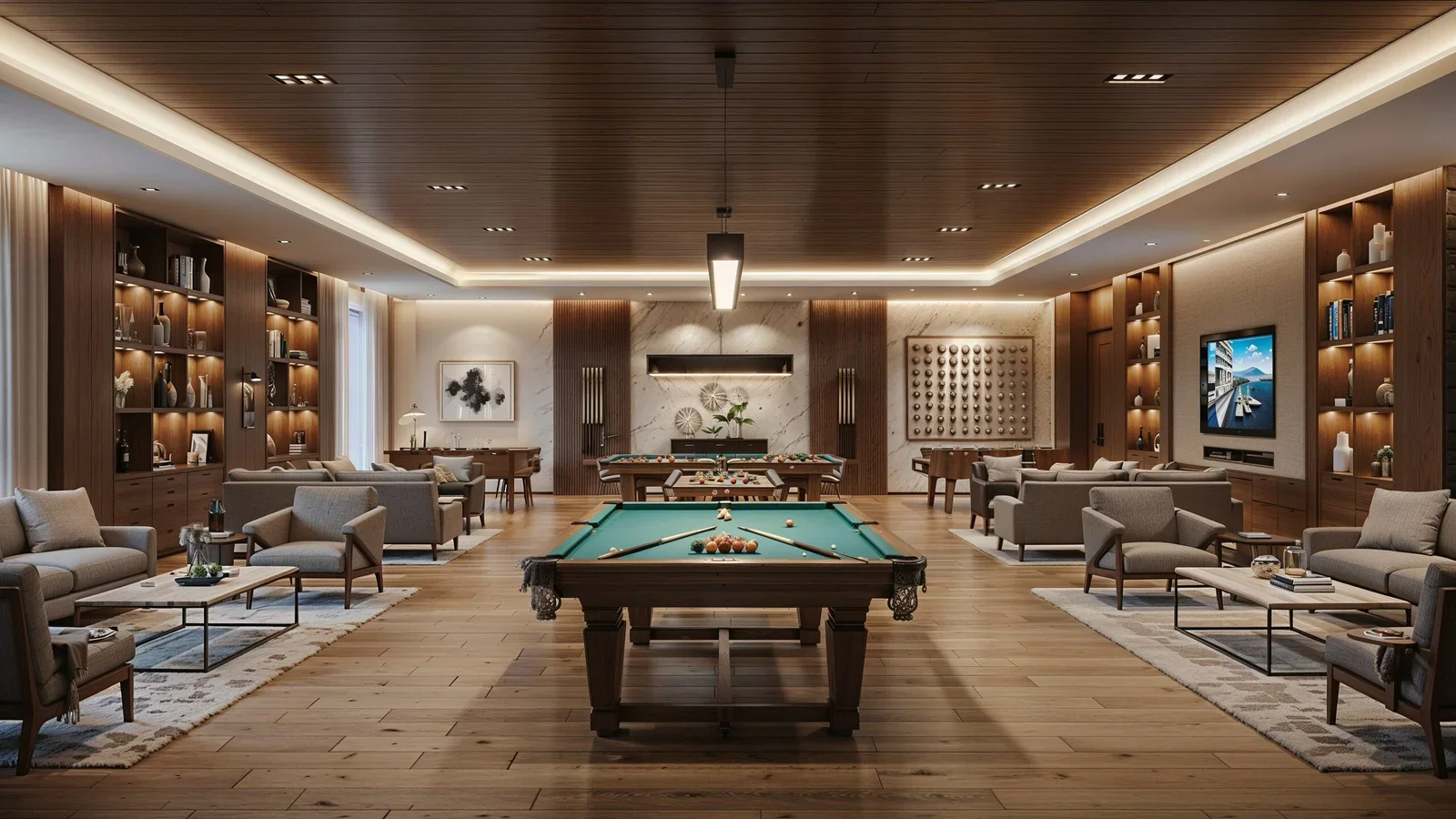 Valley Park Apartments indoor games room