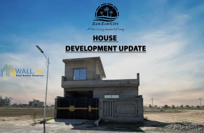 House construction at Zam Zam City Lahore