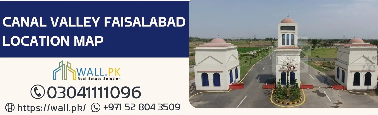 Canal Valley Faisalabad Location Map