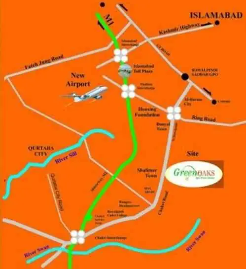 Green Oaks Agro Farm Houses Islamabad — facilities and on-ground infrastructure