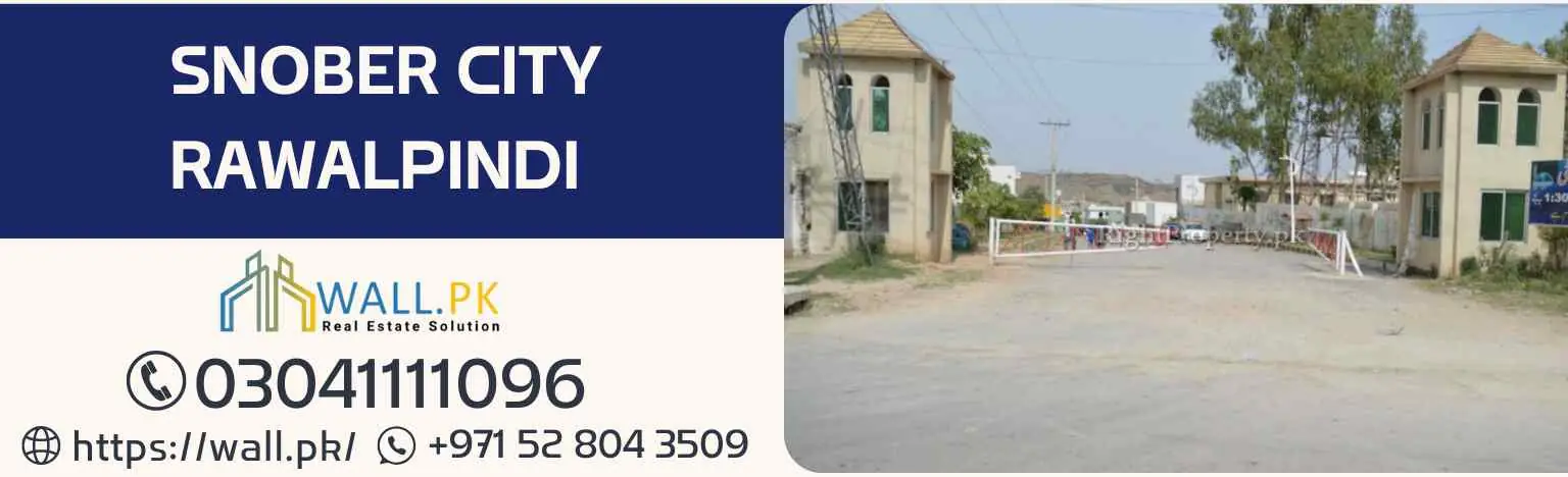Snober City Rawalpindi Location Map