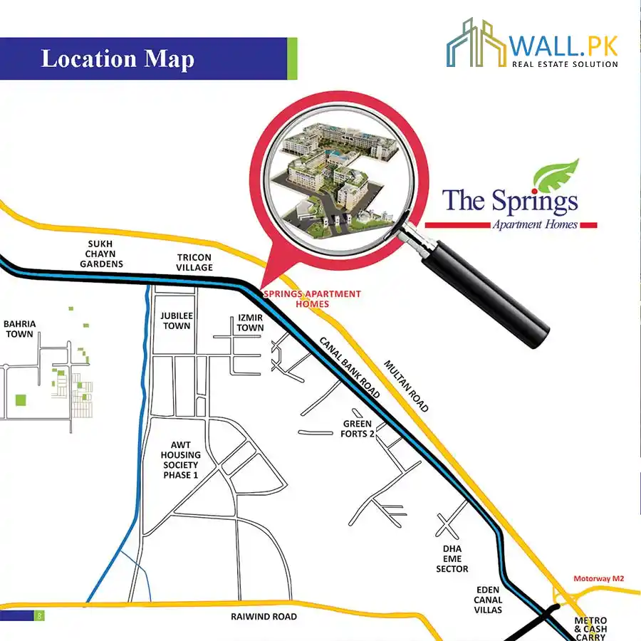 The Springs Apartment Lahore — facilities and on-ground infrastructure