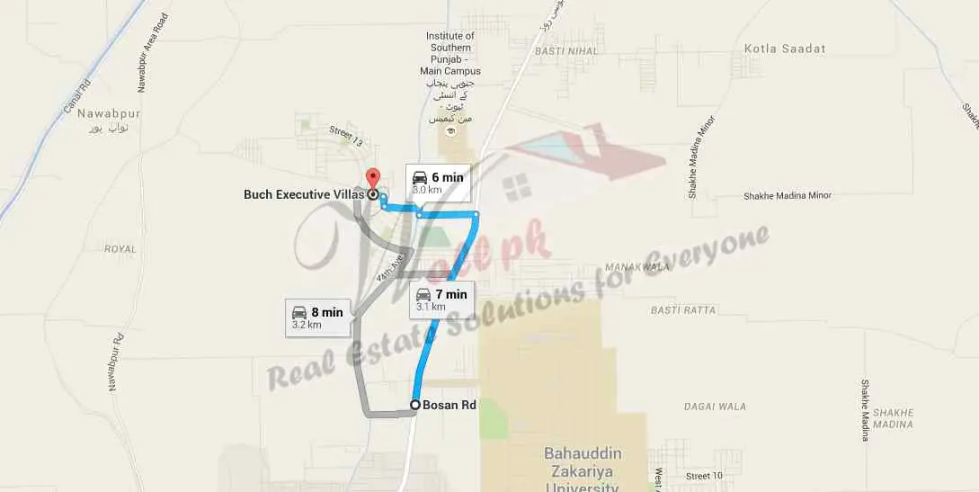 Buch Villas Multan — inventory and unit sizes